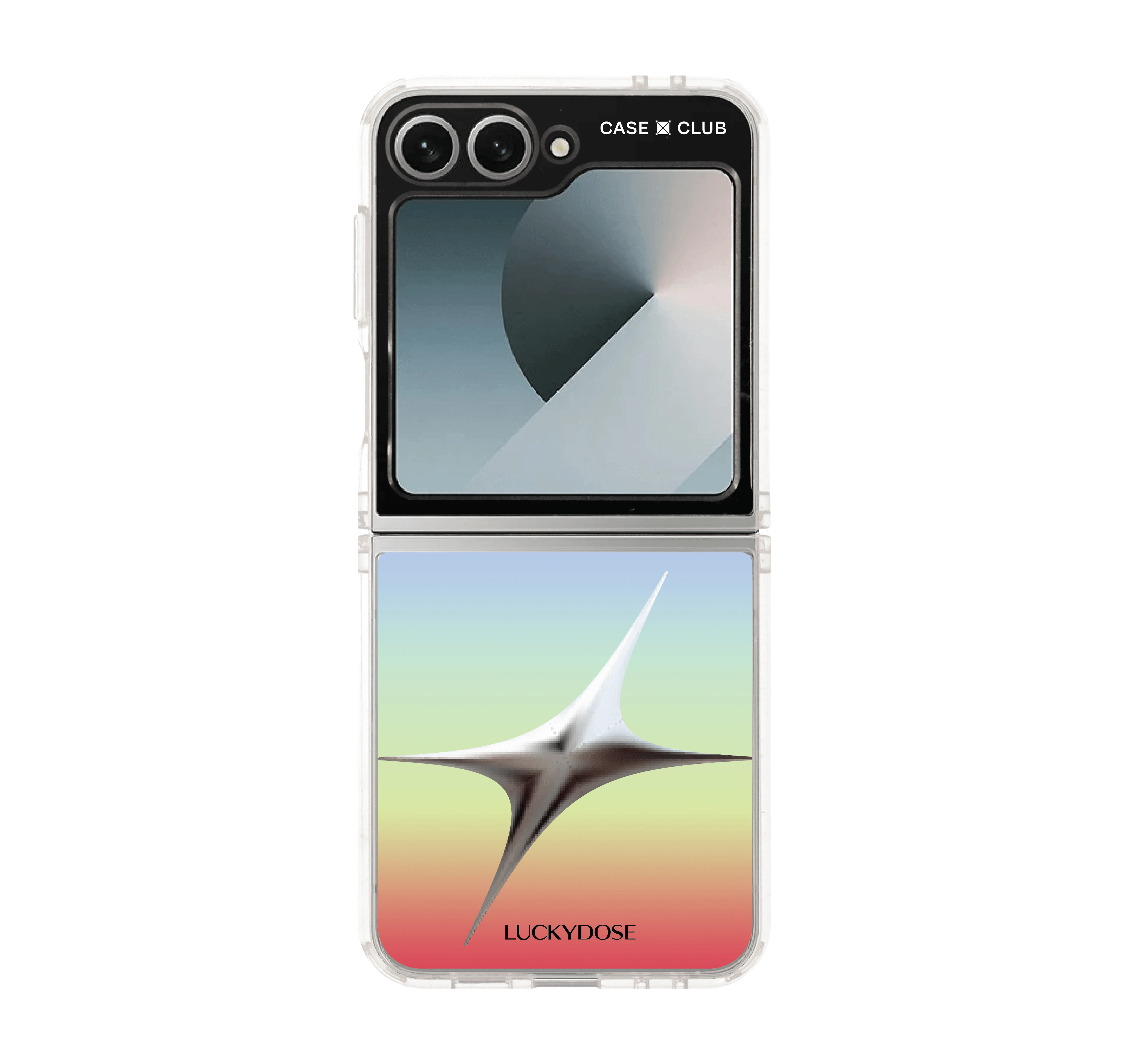 เคสใส samsung galaxy z flip 6 luckydose โชคดีทุกวันพฤหัส
